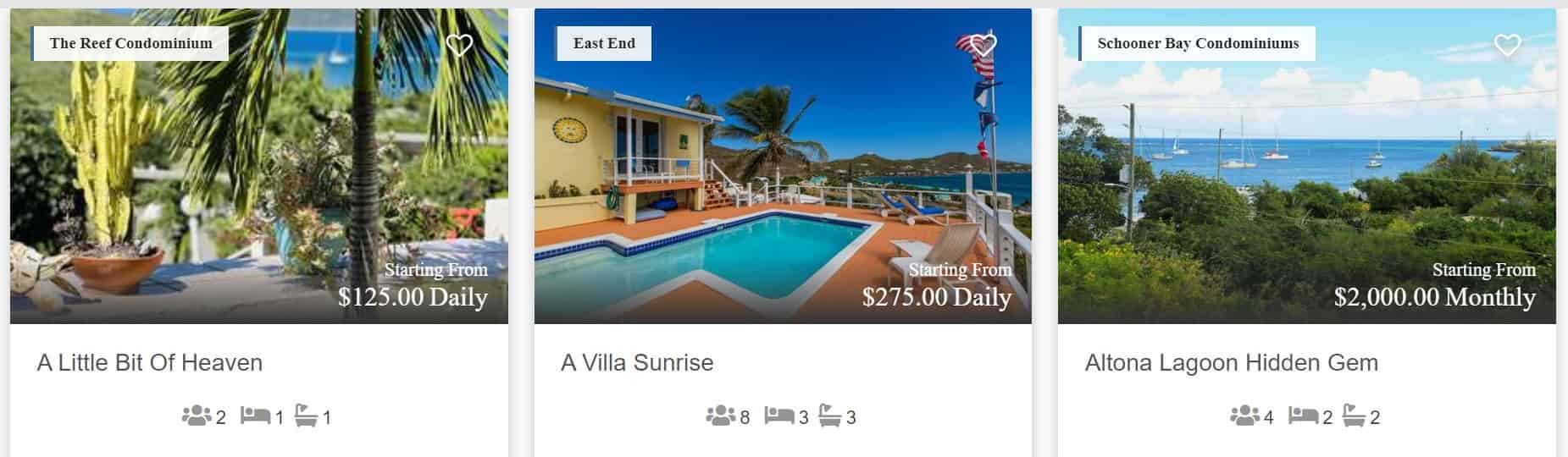 Premier Properties USVI property management company vacation rentals 1