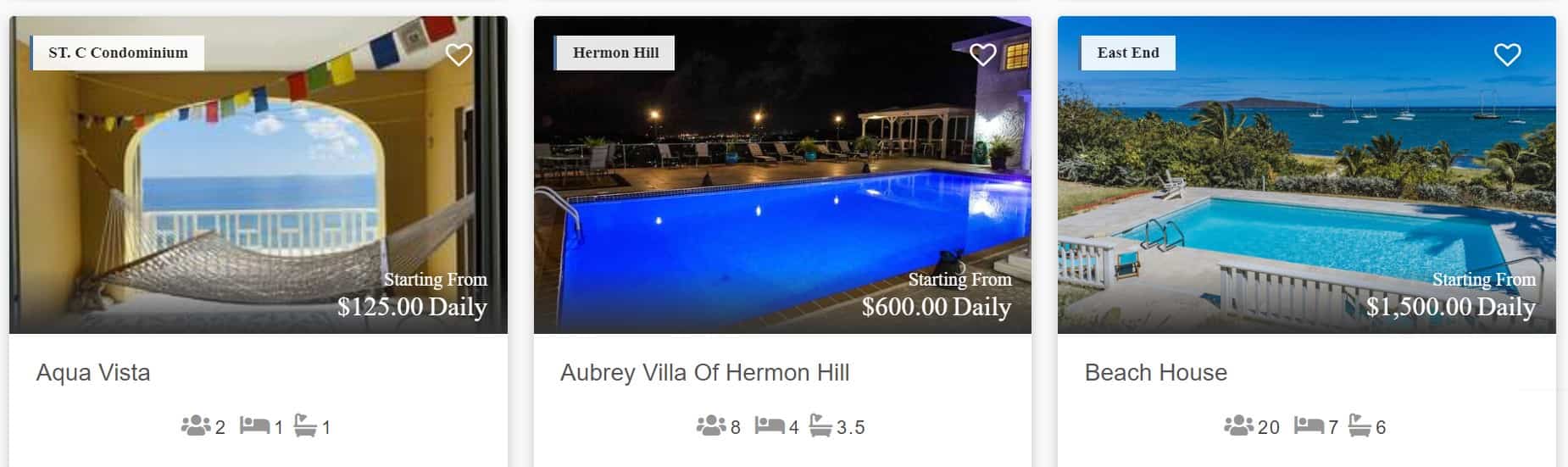 Premier Properties USVI property management company vacation rentals 2