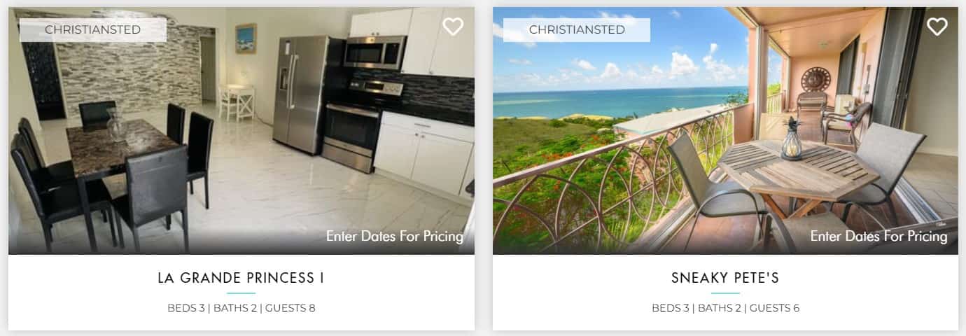 VI Premier Vacation Rentals St Croix property management company USVI Virgin Islands