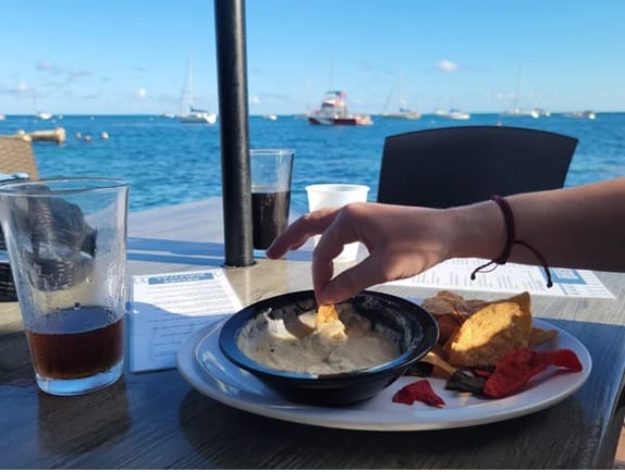 lunch on the boardwalk christiansted